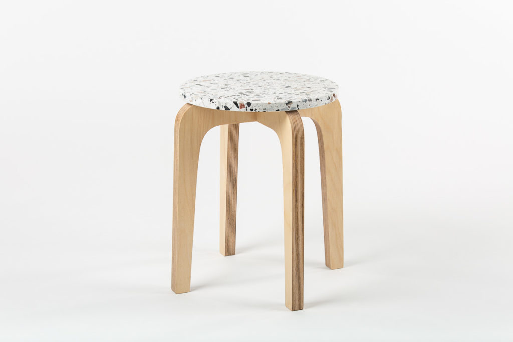 Terrazzo stool multi DIESPEKER LIVING